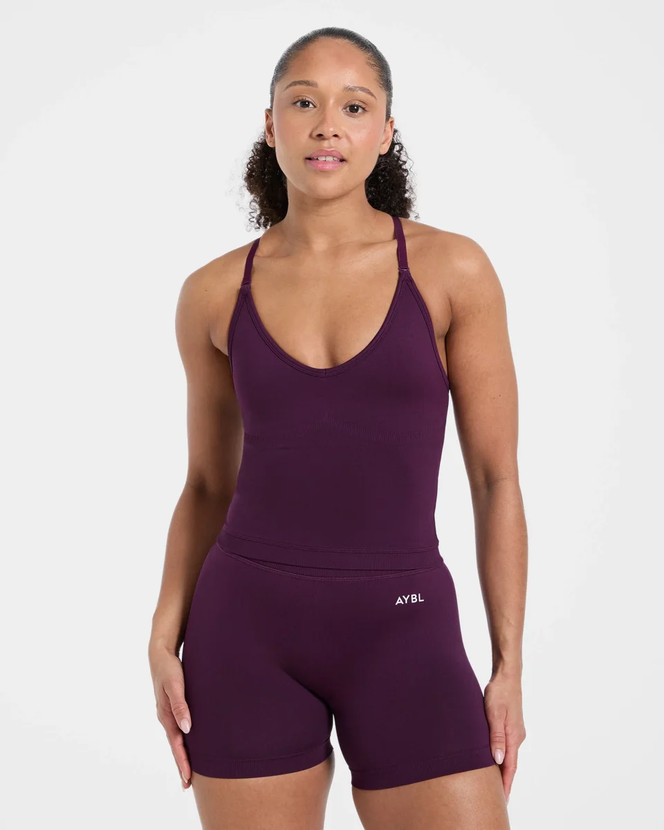 Adapt Seamless Tank Top - Midnight Plum – Bild 2