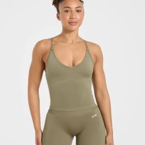 Adapt Seamless Tank Top - Muted Olive