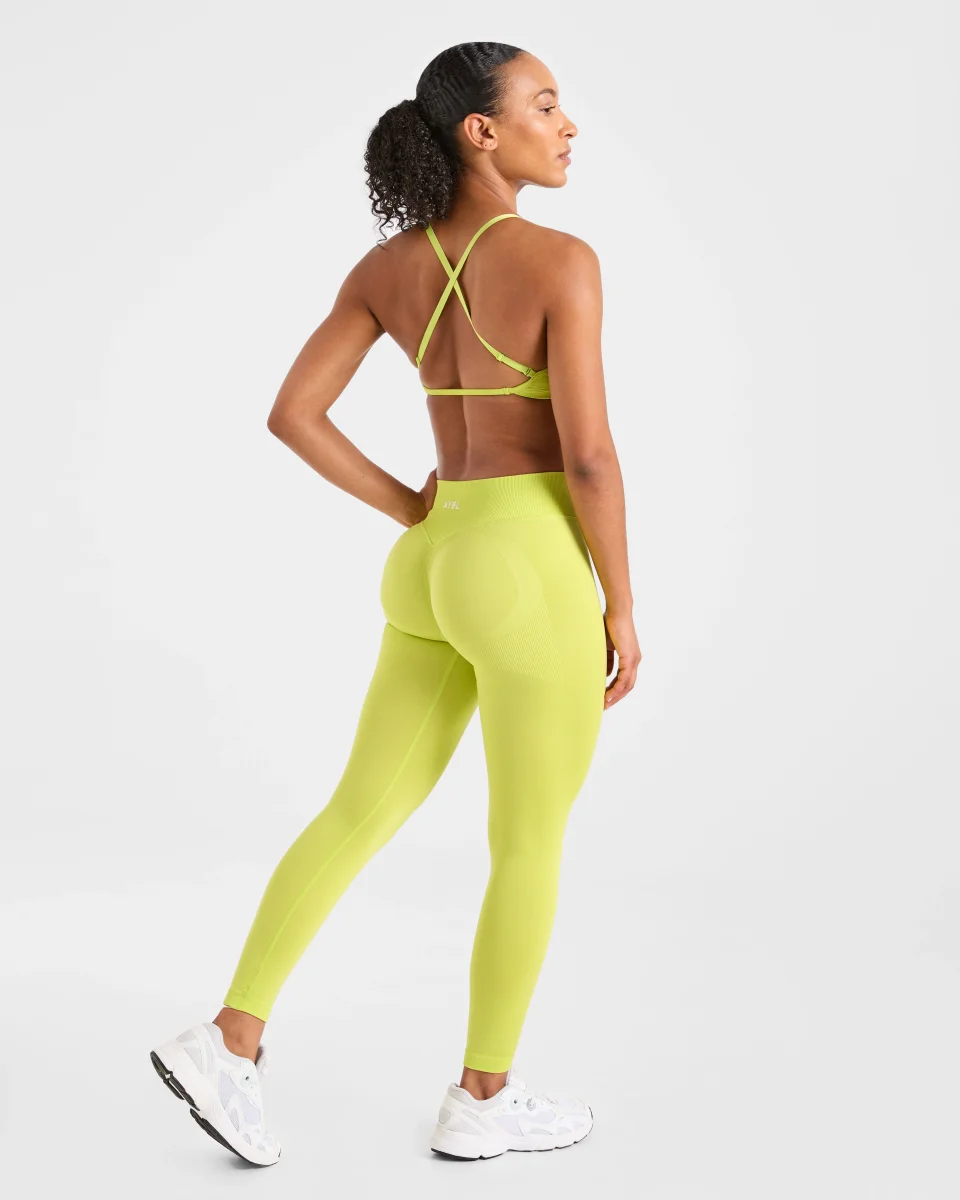 Adapt Seamless Leggings - Lime Grün – Bild 5