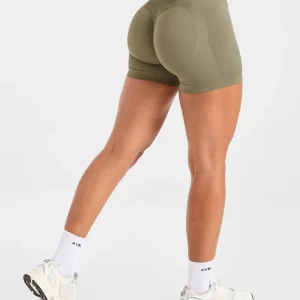 Adapt Seamless Shorts | 4.5" - Muted Olive