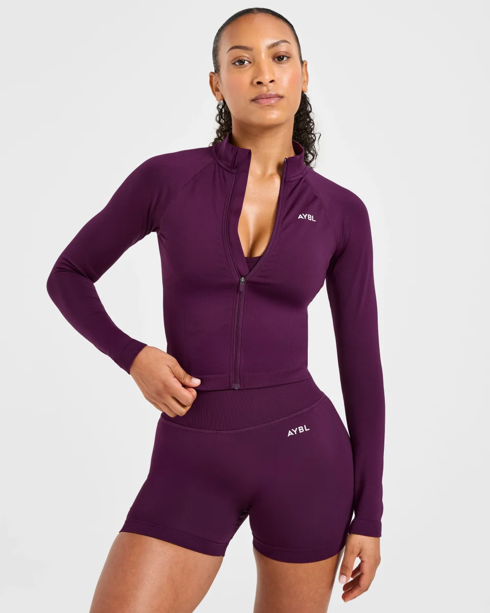 Adapt Seamless Jacket - Midnight Plum – Bild 9