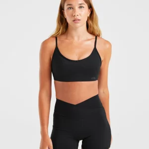 Sculpt Wrap Sports Bra - Schwarz