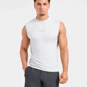 Run Slim Tank - Ice Grau