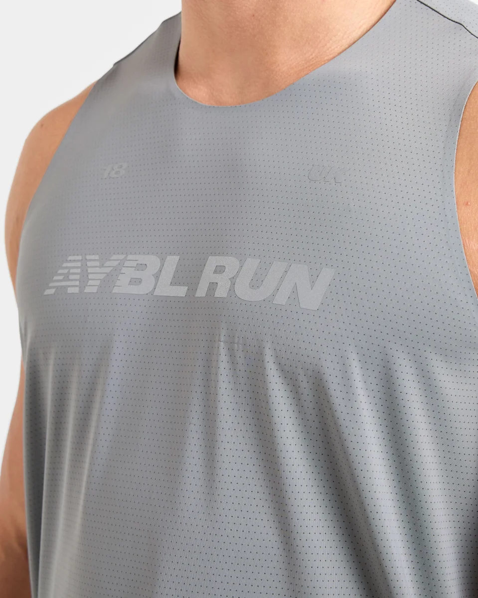 Run Loose Tank - Thunder Grau – Bild 7