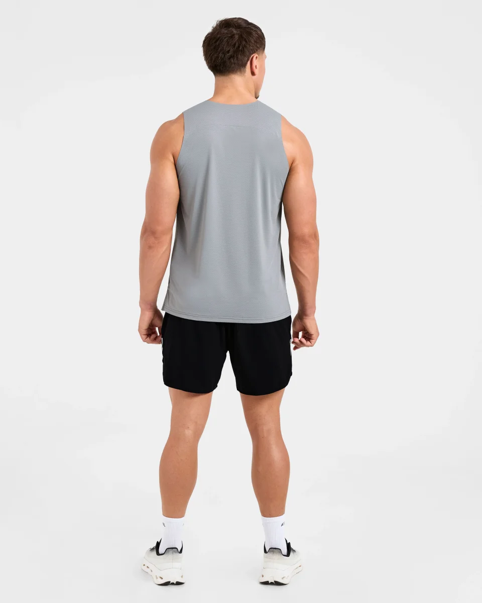 Run Loose Tank - Thunder Grau – Bild 5
