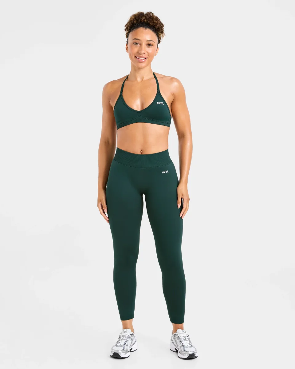 Adapt Seamless Strappy Sports Bra - Deep Forest – Bild 4