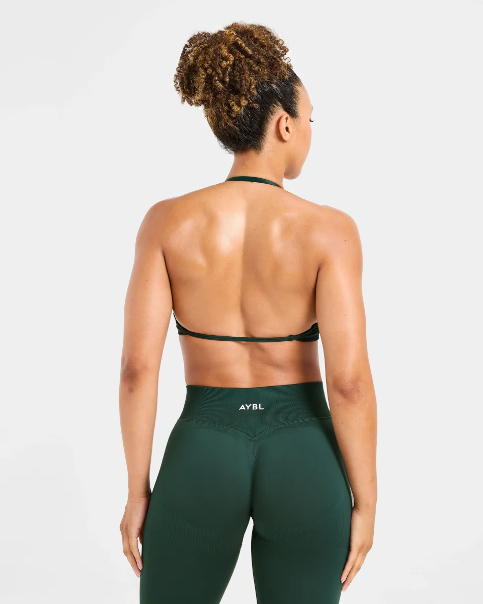 Adapt Seamless Strappy Sports Bra - Deep Forest – Bild 3