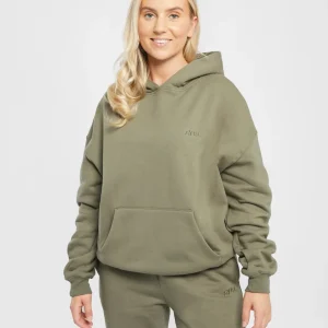 Premium Oversized Hoodie - Dusky Olive