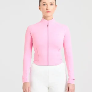 Run Zip Jacket - Spring Rosa