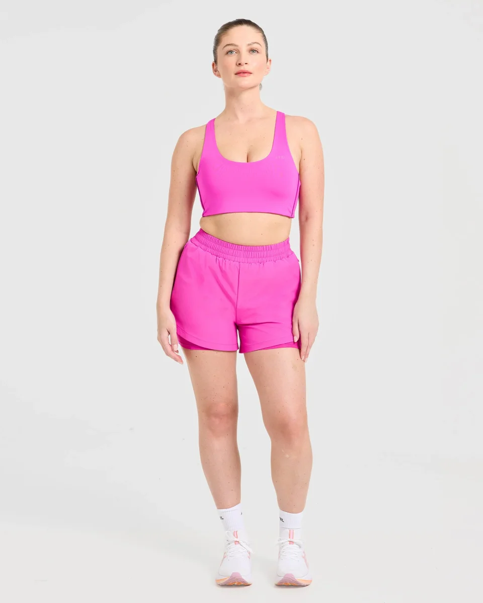 Run Sports Bra - Vibrant Magenta – Bild 4